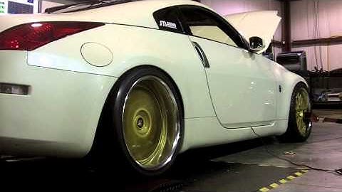 SOHO 350Z Single Turbo 6psi Dyno Pull (Stock VQ)