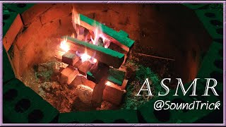 [ASMR] 따끈한 차 한 잔에 고즈넉한 "모닥불🔥" 한 점 / the sound of a cozy bonfire