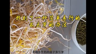 一个简单易行的发豆芽的方法