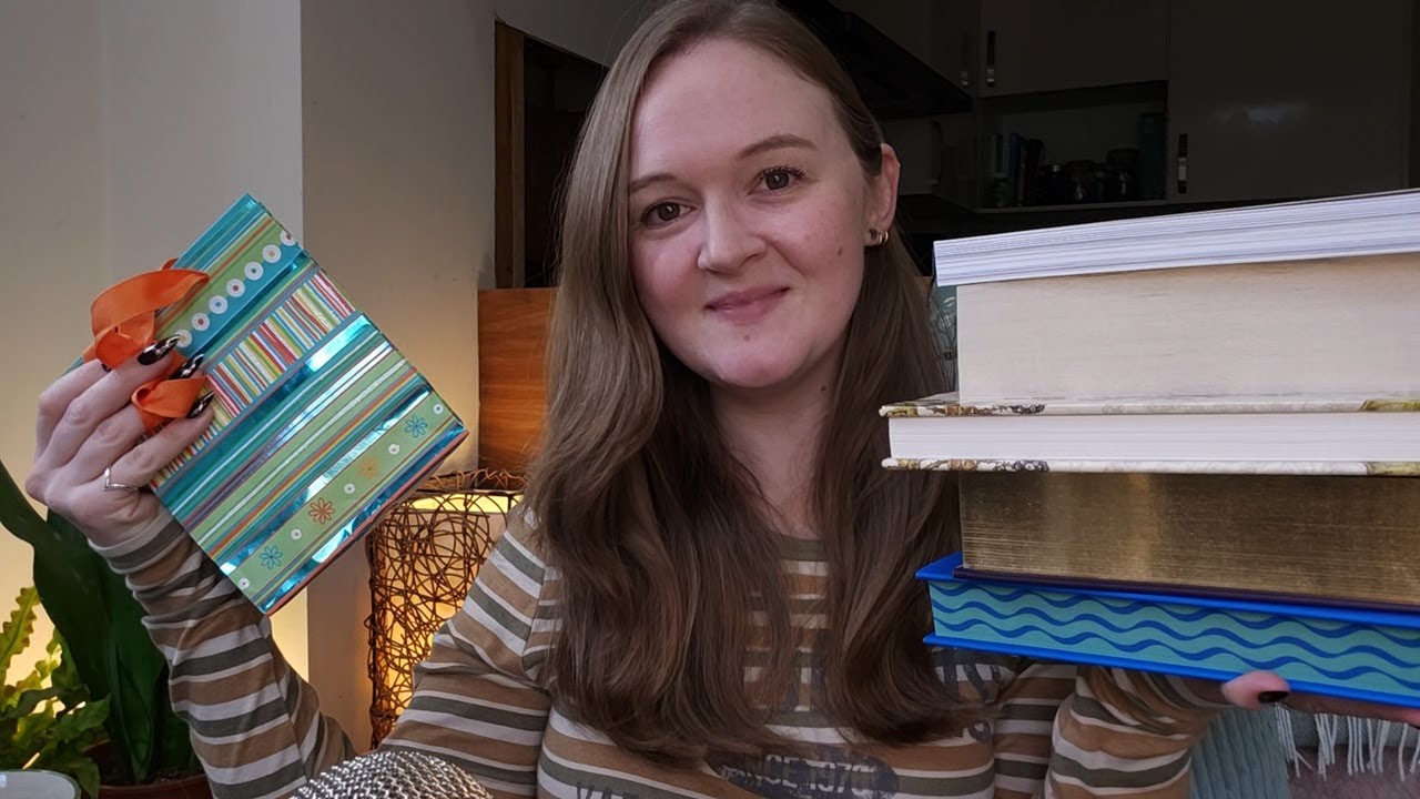 ASMR What I got for my Birthday ❤️ Books, journals & handmade gifts