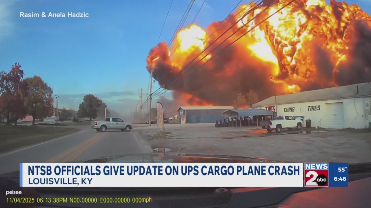 NTSB officials give update on UPS cargo plane crash - YouTube
