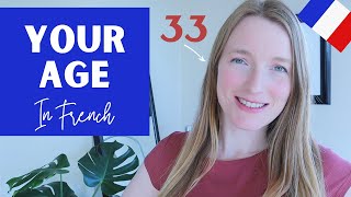 How to say YOUR AGE in French | #short screenshot 4