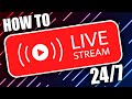 Livestream 247 without leaving your computer on