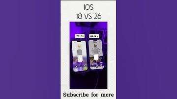 IOS 18 Vs 26 features #ios #apple #iphone #phone #ios26