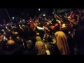 Germany 5000 turks protest pro erdogan shout allahu akbar