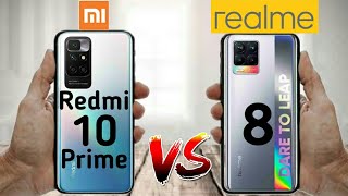 Redmi 10 Prime vs Realme 8 Full Comparison ⚡ Which one is Best.