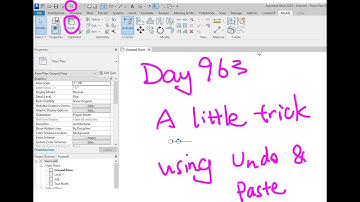 Revit Exercise (Day 963) - A little trick using Undo and Paste