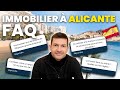 Faq  nos rponses  vos questions sur limmobilier  alicante espagne 