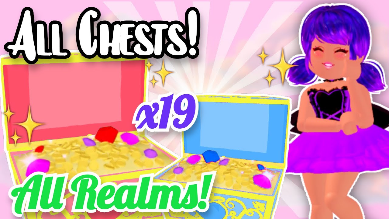 ALL 19 CHESTS CURRENTLY In ROYALE HIGH! Royale High Chest Locations