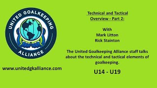 United Goalkeeping Alliance - Technical and Tactical Overview Part 2 Elite 12/13/2020