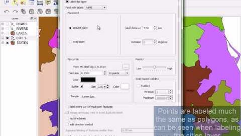 QGIS Symbology and Labeling