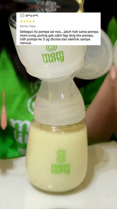 Wow, using a breast pump, Mom, Uung, it's already a full tank in 5 minutes, Mom😭 How many minutes...