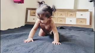 crawling baby🤩💋 #9monthsold #jizababy