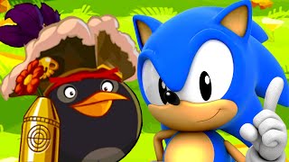 Соник в Энгри Бердс ЭПИК #186 Доктор Эггман в Sonic Dash Angry Birds Epic с Кидом на крутилкины