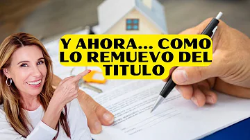 ¿Cómo quitar a una persona de la escritura de una casa?