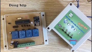 Hướng dẫn làm mạch điều khiển các thiết bị điện trong gia đình bằng wifi (ESP8266-01 + Atmega8)