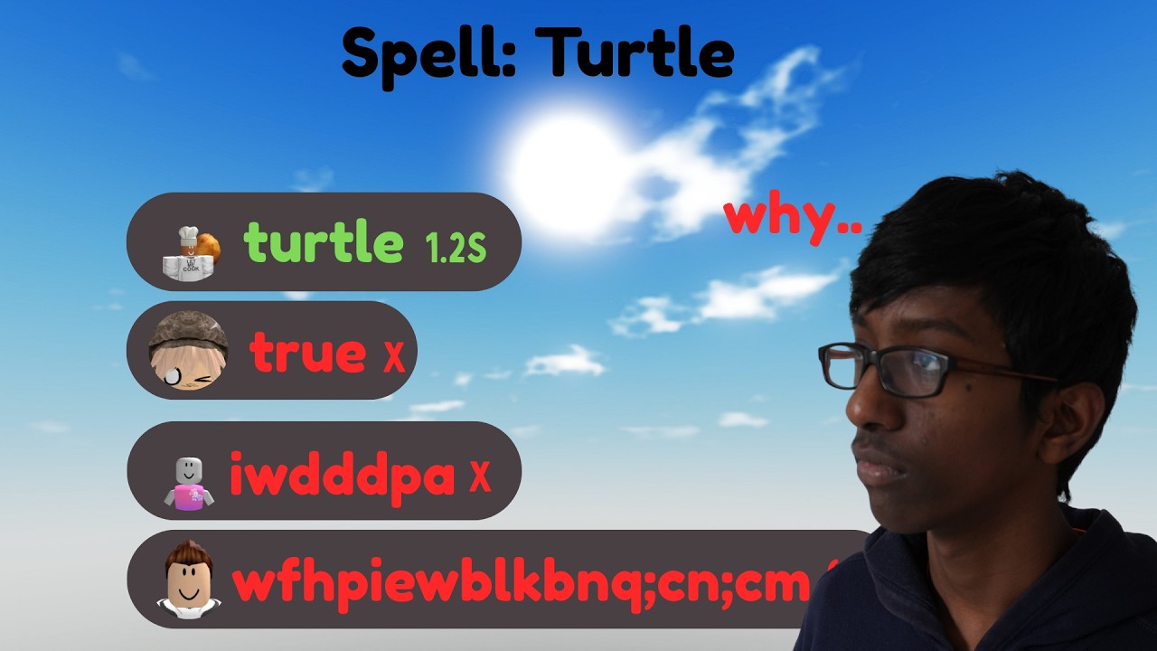 Kids in Roblox cannot spell....