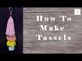 How To Make A Tassel(Macrame Tassel)#macrame #diymacrame #macrameknot #viralvideo #macramedesigns