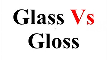 Glass vs Gloss /Pair of words/ Confusing words by Zeeshan Shafique