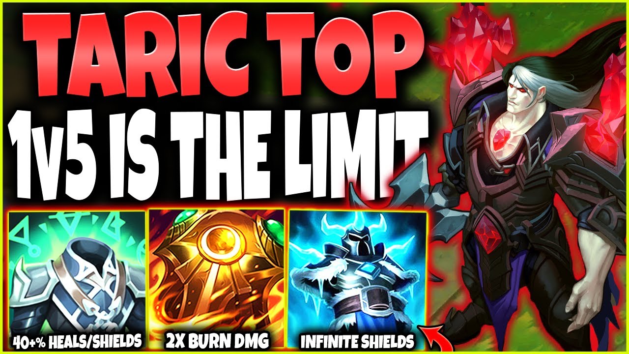 For Immortal Taric Top Lane Build IS THE ONLY ~ 162.000 TOTAL 🔥 LoL Taric Gameplay - YouTube