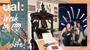 a week in my life at UAL LCC (graphic design student)