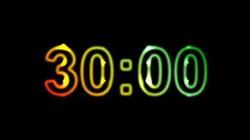 30 Minute Timer with Alarm No Music