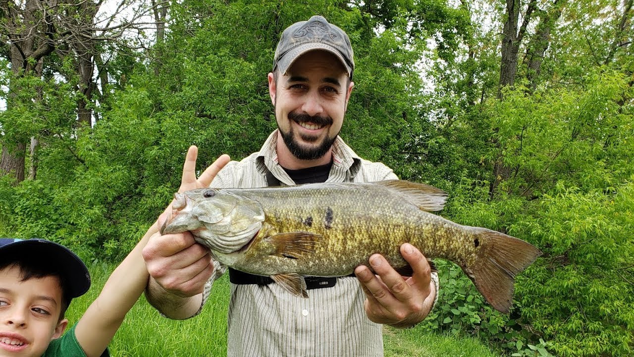 Creek Fishing Smallmouth Bass New PB YouTube