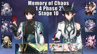 E6 Dan Heng & E0 Imbibitor Lunae | 1.4 Memory of Chaos 10 | Honkai: Star Rail