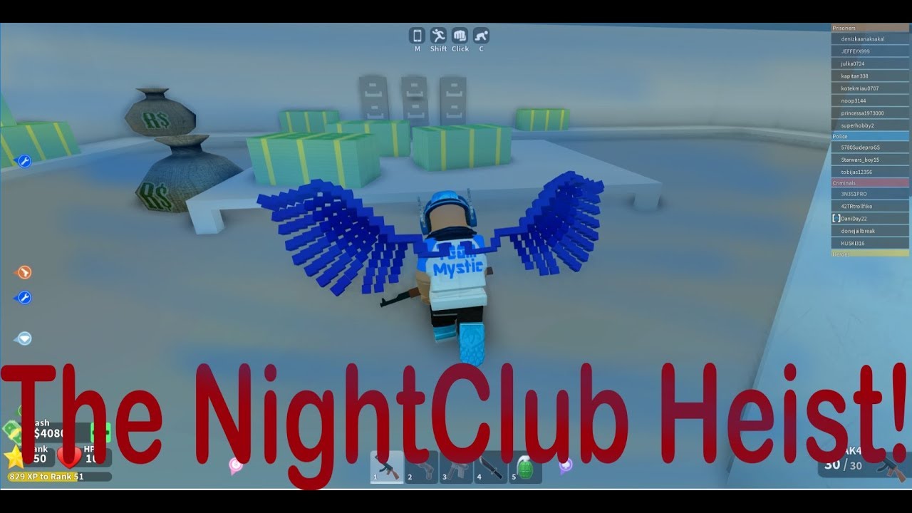 Roblox Mad City S New Heist Robbing The Nightclub Youtube - roblox mad city dance club robbery