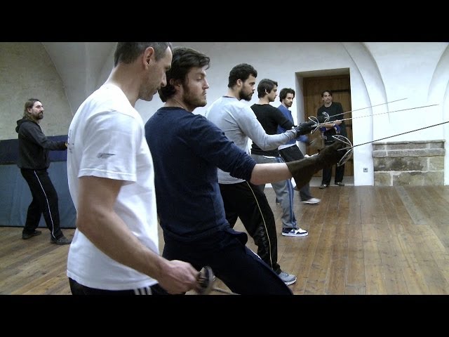 Behind the scenes at Bootcamp - The Musketeers - BBC One class=