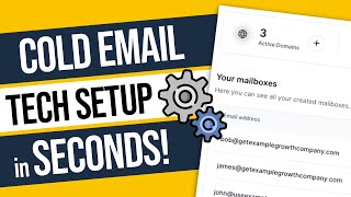 Cold email technical setup in seconds, not days! (Mailforge Overview)