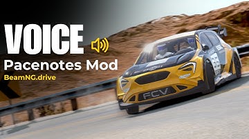 The Missing Voice of BeamNG Rally | Custom Rally Pacenotes Mod