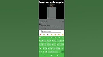 Porque no puedo comentar???