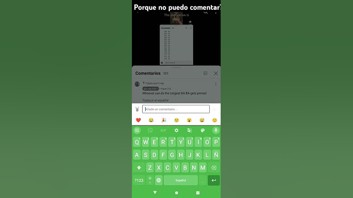 Porque no puedo comentar???