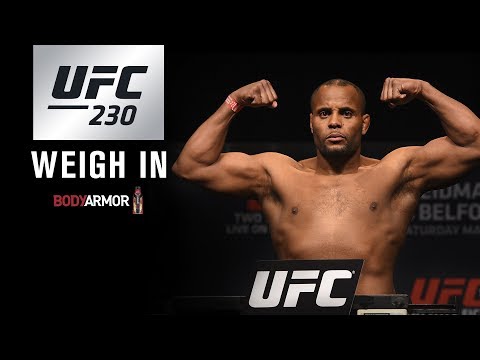 UFC 230: Weigh-in