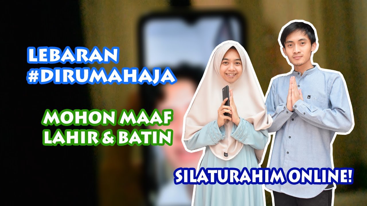  LEBARAN  DIRUMAHAJA KUMPUL KELUARGA  PAKE VIDEO CALL 