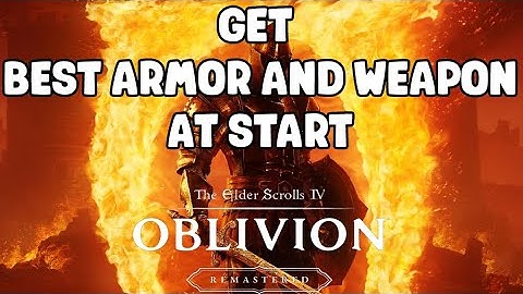 Oblivion Remastered - SUPER EASY WAY to Kill Umbra to get armor and weapon set at level 1.