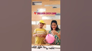 Balloon catch game 🎈#trending #viral #youtube #funny #catch #partygames #balloon