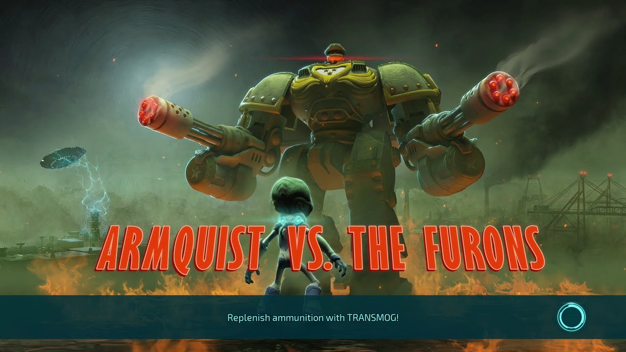 Destroy All Humans Remake - Walkthrough 19 - Armquist vs The Furons