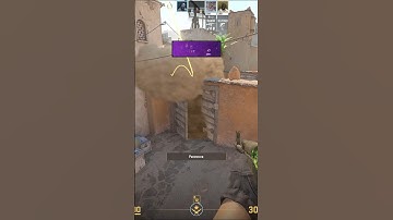Лучший Смок на Б двери на карте Dust2 CS2! #кс2 #csgo #cs #counterstrike #cs2 #ксго #shorts #dust2