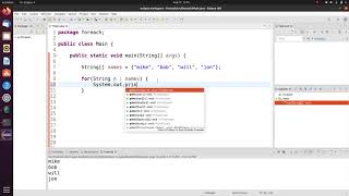 Java Tutorial 10: for each loop
