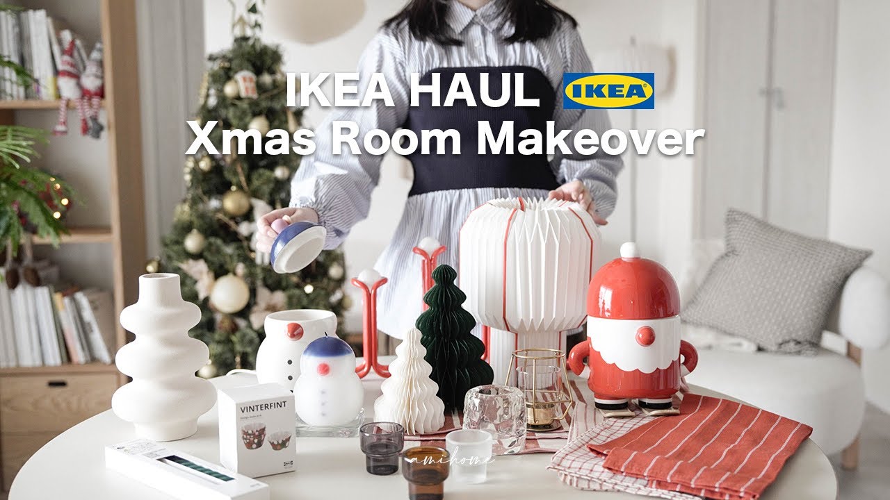 冬の模様替え⛄️｜IKEA, 北欧インテリアなどでクリスマスの飾り付けをする🎄一緒に冬を迎える準備をしましょう｜IKEA購入品, Room makeover｜Living in Japan VLOG