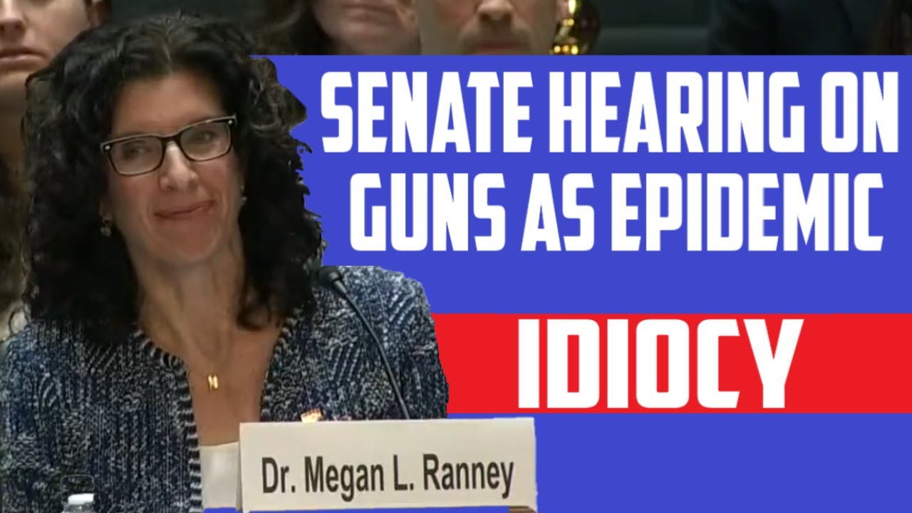 Senate Hearing on Guns as an Epidemic IDIOCY YouTube