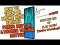 How to Turn on phone with broken power button and broken volume | EASIEST WAY! [Eng Sub]