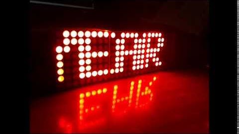 Text Scrolling Display using Arduino and MAX7219 Dot Matrix 4 in 1 Display Module