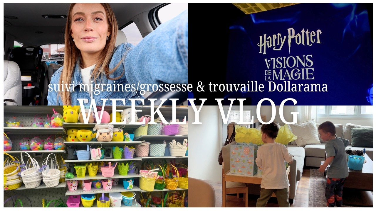 Chasse aux cocos et trouvailles Dollarama, update migraines, activité Harry Potter | Carole Anne B