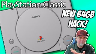 NEW PlayStation Classic 64gb Hack Build! Tons Of Retro Gaming Goodness!