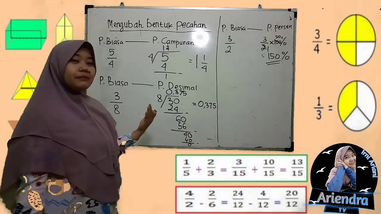 Pembelajaran Matematika Pecahan Part 3 