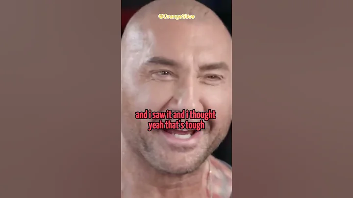 Dave Bautista's first tattoo❤️🪨