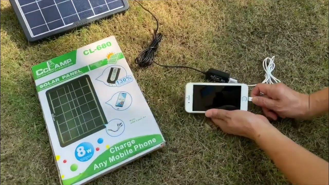 Mejores placas solares para cargar el móvil